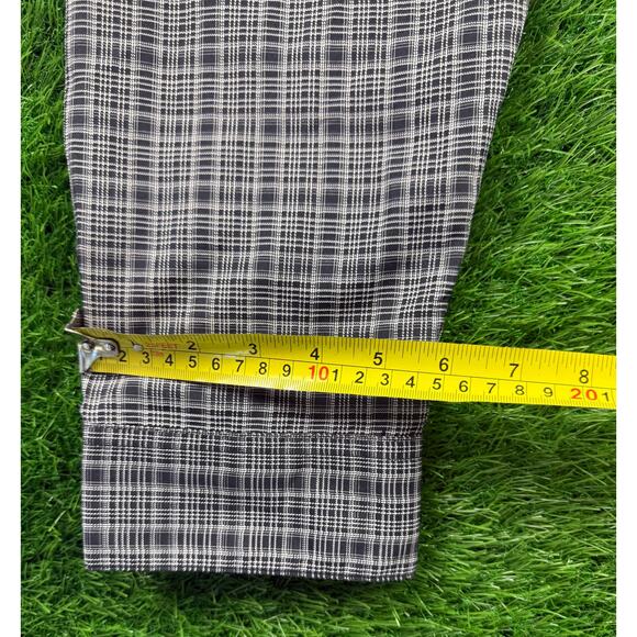 Harley-Davidson H-D Performance Plaid Button-Up Shirt Black Gray 2XL Long Sleeve - Picture 6 of 7